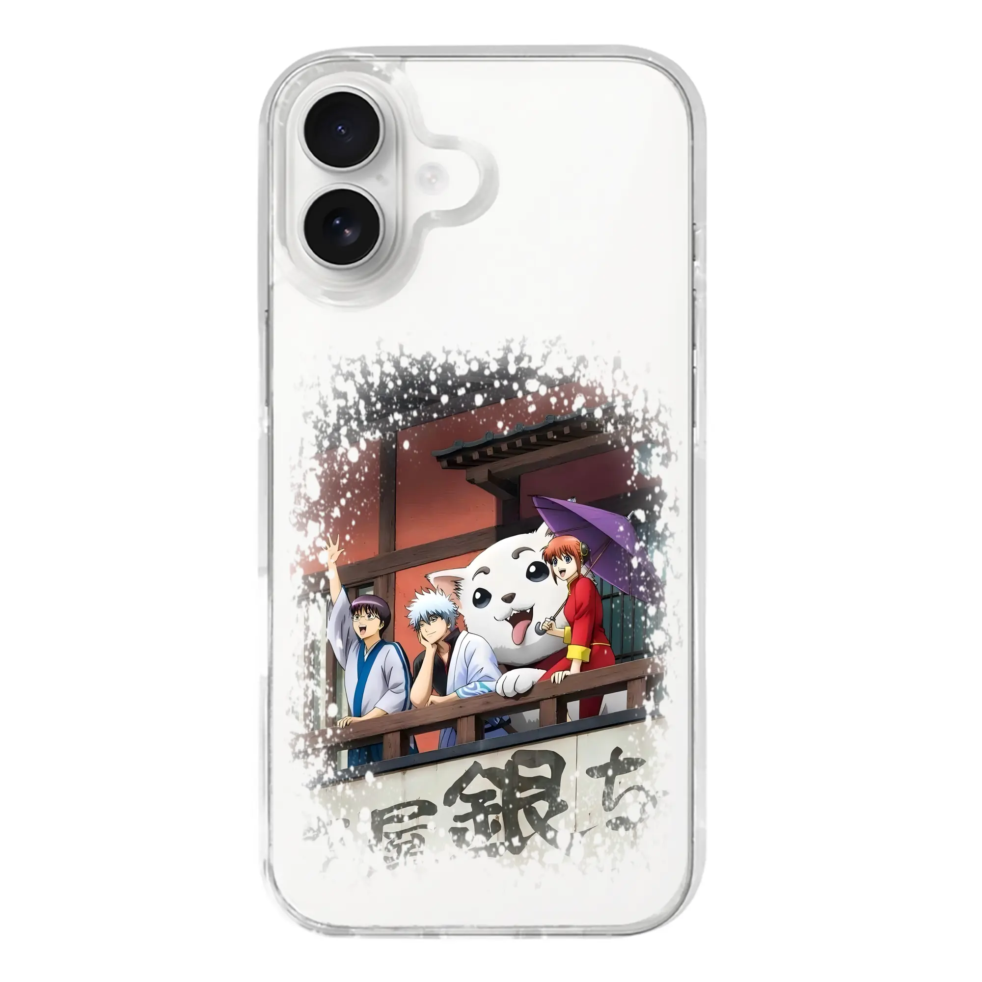 銀魂 グッズ 坂田 銀時 - iPhone 17シリーズ 透明スマホケース – 薄型・耐衝撃・精密フィット保護カバー